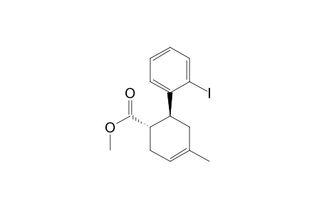 1-Methyl-trans-4-methoxycarbonyl-5-(2'-iodophenyl)cyclohexene