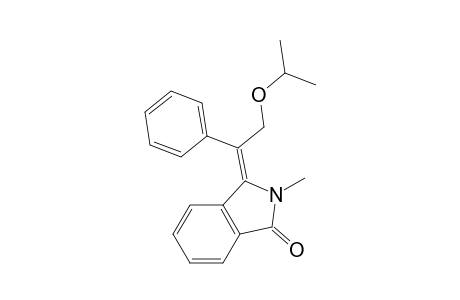 (Z)-3-(2-isopropoxy-1-phenylethylidene)-2-methylisoindolin-1-one