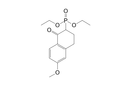 2-diethoxyphosphoryl-6-methoxy-3,4-dihydro-2H-naphthalen-1-one