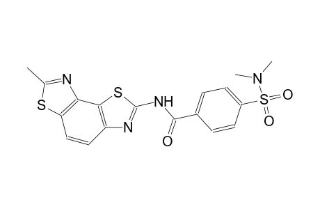 4-(N,N-dimethylsulfamoyl)-N-(7-methylbenzo[1,2-d:3,4-d']bis(thiazole)-2-yl)benzamide