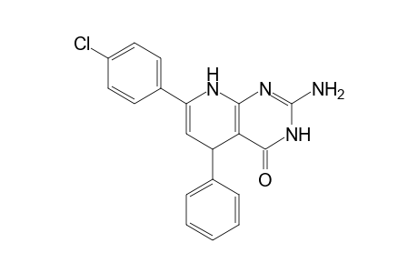 7-(4"-Chlorophenyl)-5-phenyl-2-amino-4-oxo-5,8-dihydropyrido[2,3-d]pyrimidine