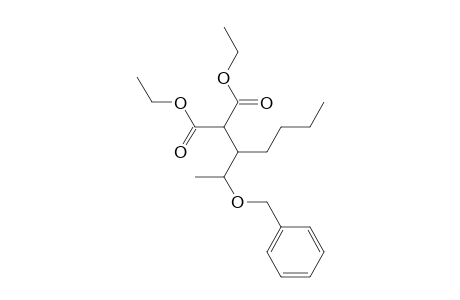 Ethyl 2-ethoxycarbonyl-3-(1-benzyloxyethyl)heptanoate
