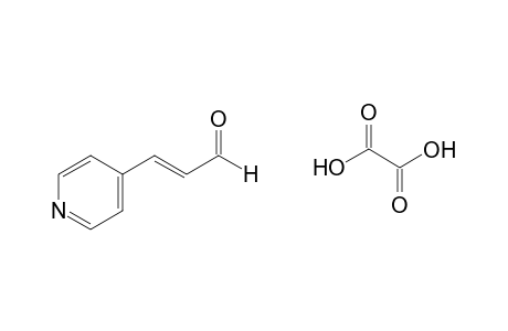 trans-4-pyridineacrolein, oxalate(1.1) (salt)