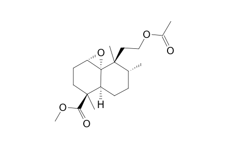 METHYL-12-ACETOXY-1-ALPHA,10-ALPHA-EPOXY-13,14,15,16-TETRANOR-ENT-HALIMAN-18-OATE