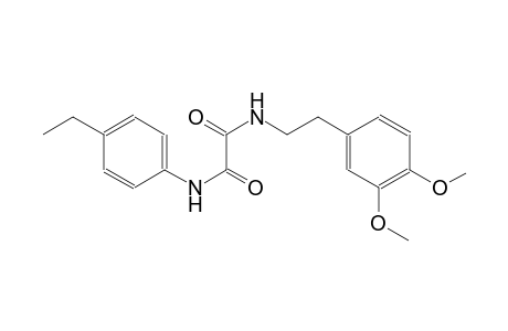 ethanediamide, N~1~-[2-(3,4-dimethoxyphenyl)ethyl]-N~2~-(4-ethylphenyl)-