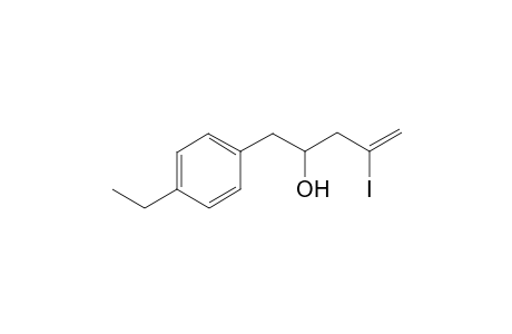 1-(4-Ethylphenyl)-4-iodopent-4-en-2-ol