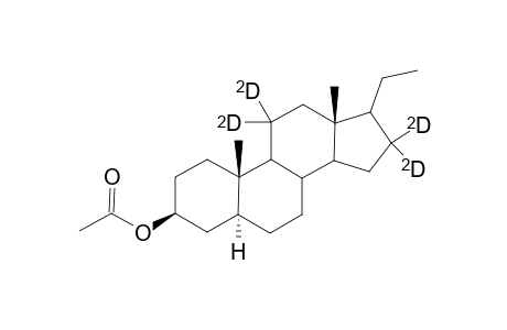 11,11,16,16-D4-3b-acetoxy-5a-pregnane