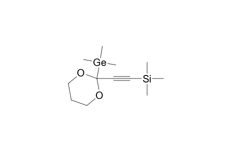 2-(Trimethylsilylethynyl)-2-trimethylgermyl-1,3-dioxane