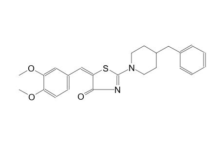 2-(4-benzyl-1-piperidinyl)-5-(3,4-dimethoxybenzylidene)-1,3-thiazol-4(5H)-one