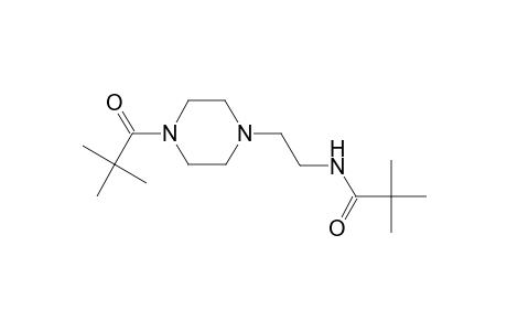 N-{2-[4-(2,2-dimethylpropanoyl)-1-piperazinyl]ethyl}-2,2-dimethylpropanamide
