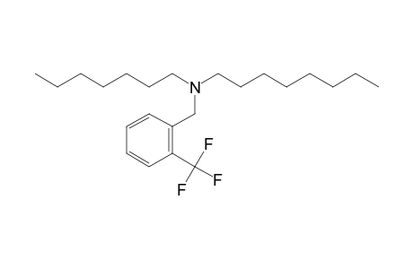 2-Trifluoromethylbenzylamine, N-heptyl-N-octyl-