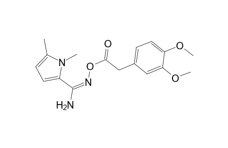 1H-Pyrrole-2-carboximidamide, N'-[[2-(3,4-dimethoxyphenyl)acetyl]oxy]-1,5-dimethyl-