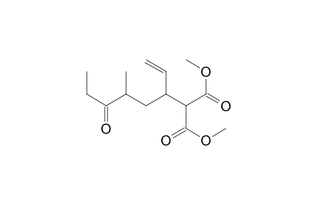 2-(5-Methyl-6-oxooct-1-en-3-yl)propanedioic acid dimethyl ester