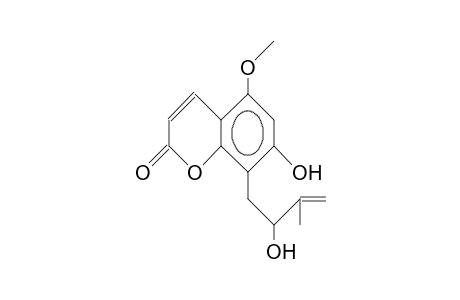7-Hydroxy-8-(2-hydroxy-3-methyl-3-butenyl)-5-methoxy-coumarin