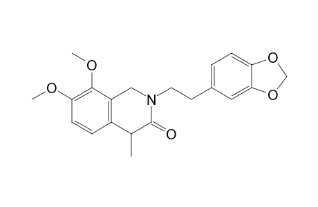 7,8-Dimethoxy-2-(3,4-methylenedioxyphenethyl)-4-methyl-1,2,3,4-tetrahydroisoquinolin-3-one
