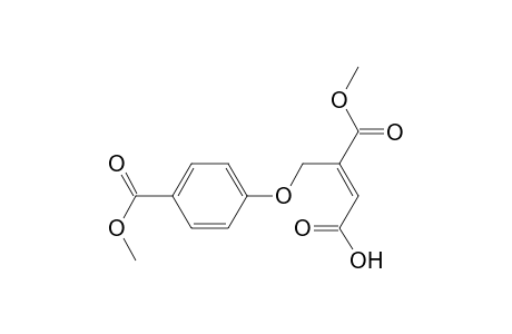 2-Butenedioic acid, 2-[[4-(methoxycarbonyl)phenoxy]methyl]-, 1-methyl ester, (E)-