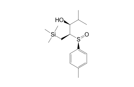 (2R,3S)-4-Methyl-2-[(R)-p-tolylsulfinyl)-1-(trimethylsilyl)-3-pentanol
