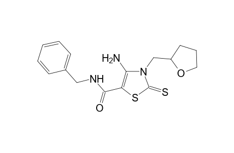 5-Thiazolecarboxamide, 4-amino-2,3-dihydro-N-(phenylmethyl)-3-[(tetrahydro-2-furanyl)methyl]-2-thioxo-