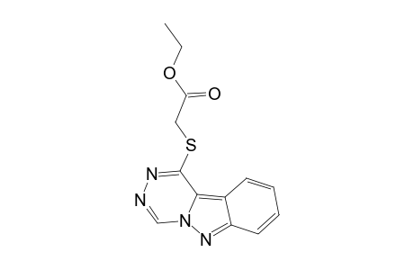 ethyl 2-([1,2,4]triazino[4,5-b]indazol-1-ylsulfanyl)acetate