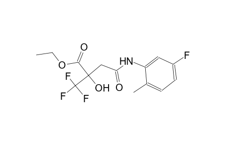 ethyl 4-(5-fluoro-2-methylanilino)-2-hydroxy-4-oxo-2-(trifluoromethyl)butanoate