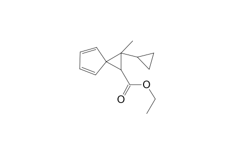 Ethyl 1-spiro-[2',4'-cyclopentadiene]-2-cyclopropyl-2-methylcyclopropane-3-carboxylate
