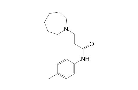 1H-Azepine-1-propanamide, hexahydro-N-(4-methylphenyl)-
