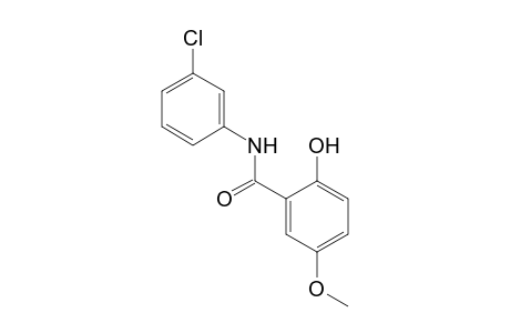 N-(3-Chlorophenyl)-5-methoxysalicylamide