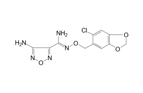 4-Amino-N-(6-chloro-benzo[1,3]dioxol-5-ylmethoxy)-furazan-3-carboxamidine