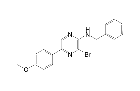 N-Benzyl-N-[3-bromo-5-(4-methoxyphenyl)]pyrazin-2-yl amine