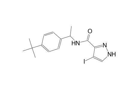 N-[1-(4-tert-butylphenyl)ethyl]-4-iodo-1H-pyrazole-3-carboxamide