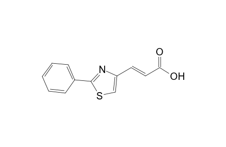 (E)-3-(2-Phenylthiazole-4-yl)propenoic acid