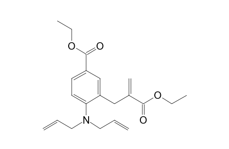 Ethyl 4-(N,N-Diallylamino)-3-[2-(ethoxycarbonyl)-2-propenyl]benzoate