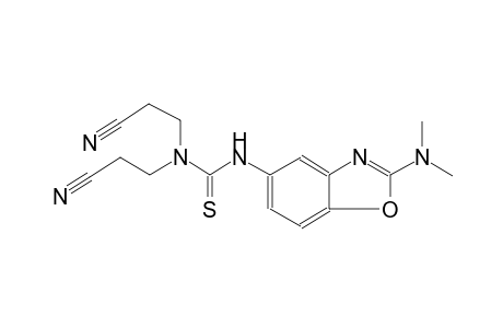 thiourea, N,N-bis(2-cyanoethyl)-N'-[2-(dimethylamino)-5-benzoxazolyl]-
