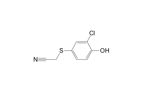 2-(3-Chloranyl-4-oxidanyl-phenyl)sulfanylethanenitrile