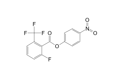 2-Fluoro-6-trifluoromethylbenzoic acid, 4-nitrophenyl ester