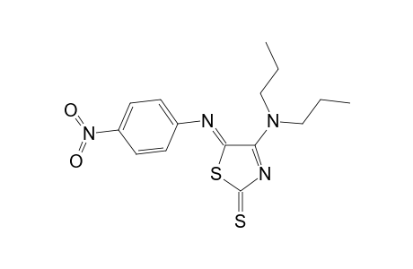4-(Di-n-propylamino)-5-(4-nitrophenylimino)-.deata(3).-thiazoline-2-thione
