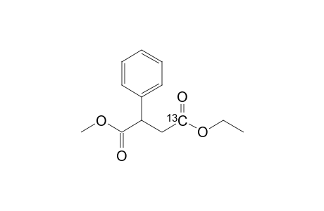 1-Methyl-4-ethyl-2-phenyl-4-[13C]-succinate