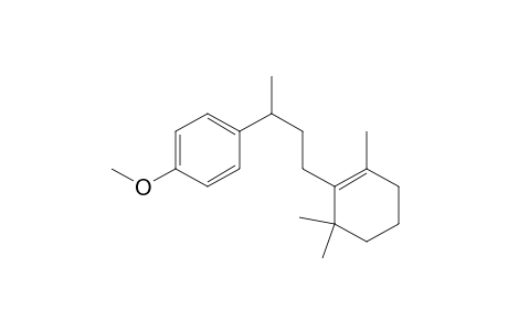 1-(2,6,6-Trimethyl-1-cyclohexen-1-yl)-3-(p-methoxyphenyl)butane