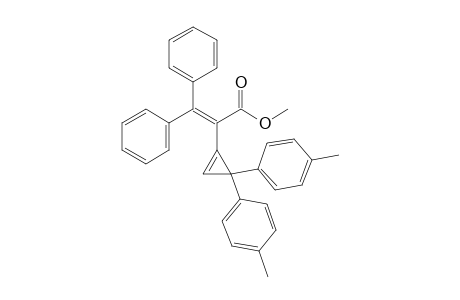 Methyl 3,3-diphenyl-2-(2,2-di(p-methylphenyl)cyclopropenyl)prop-2-enoate