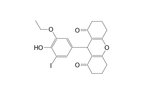 9-(3-ethoxy-4-hydroxy-5-iodophenyl)-3,4,5,6,7,9-hexahydro-1H-xanthene-1,8(2H)-dione