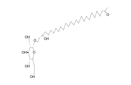 1-(O-alpha-D-GLUCOPYRANOSYL)-27-KETO-3R-OCTACOSANOL