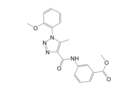 benzoic acid, 3-[[[1-(2-methoxyphenyl)-5-methyl-1H-1,2,3-triazol-4-yl]carbonyl]amino]-, methyl ester
