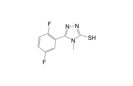 4H-1,2,4-Triazole-3-thiol, 5-(2,5-difluorophenyl)-4-methyl-