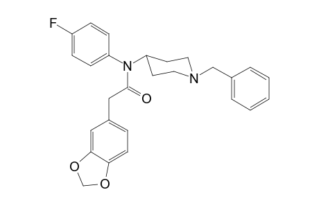 2-(2H-1,3-Benzodioxol-5-yl)-N-(4-fluorophenyl)-N-(1-(2-phenylmethyl)piperidin-4-yl)acetamide