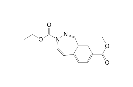 3H-2,3-Benzodiazepine-3,8-dicarboxylic acid, 3-ethyl 8-methyl ester