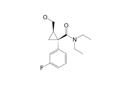 (1S,2R)-1-(3-FLUOROPHENYL)-2-(HYDROXYMETHYL)-N,N-DIETHYLCYCLOPROPANECARBOXAMIDE