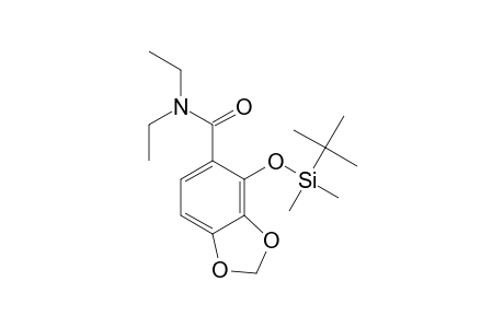 4-[tert-butyl(dimethyl)silyl]oxy-N,N-diethyl-piperonylamide