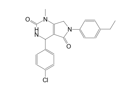 1H-pyrrolo[3,4-d]pyrimidine-2,5-dione, 4-(4-chlorophenyl)-6-(4-ethylphenyl)-3,4,6,7-tetrahydro-1-methyl-