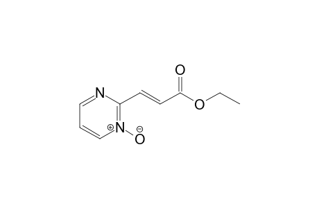 (E)-3-(1-oxido-2-pyrimidin-1-iumyl)-2-propenoic acid ethyl ester