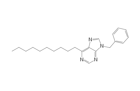 9-Benzyl-6-(n-decyl)purine